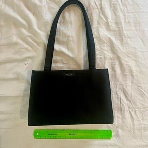 Vintage Kate Spade Black Nylon Sam Icon Box Shoulder Bag